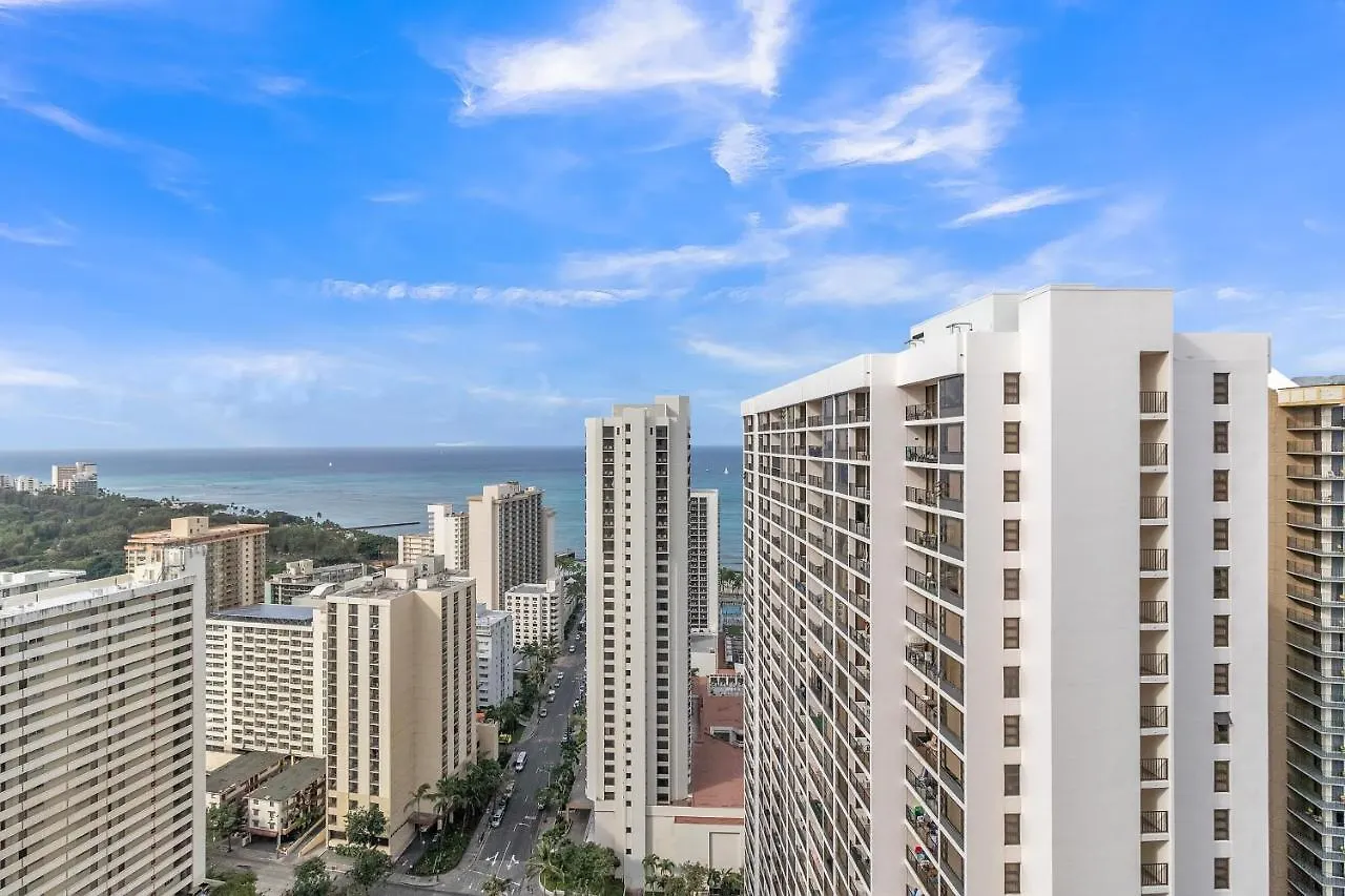 Sea View Condos At The Waikiki Banyan - Free Parking! Honolulu Apartament